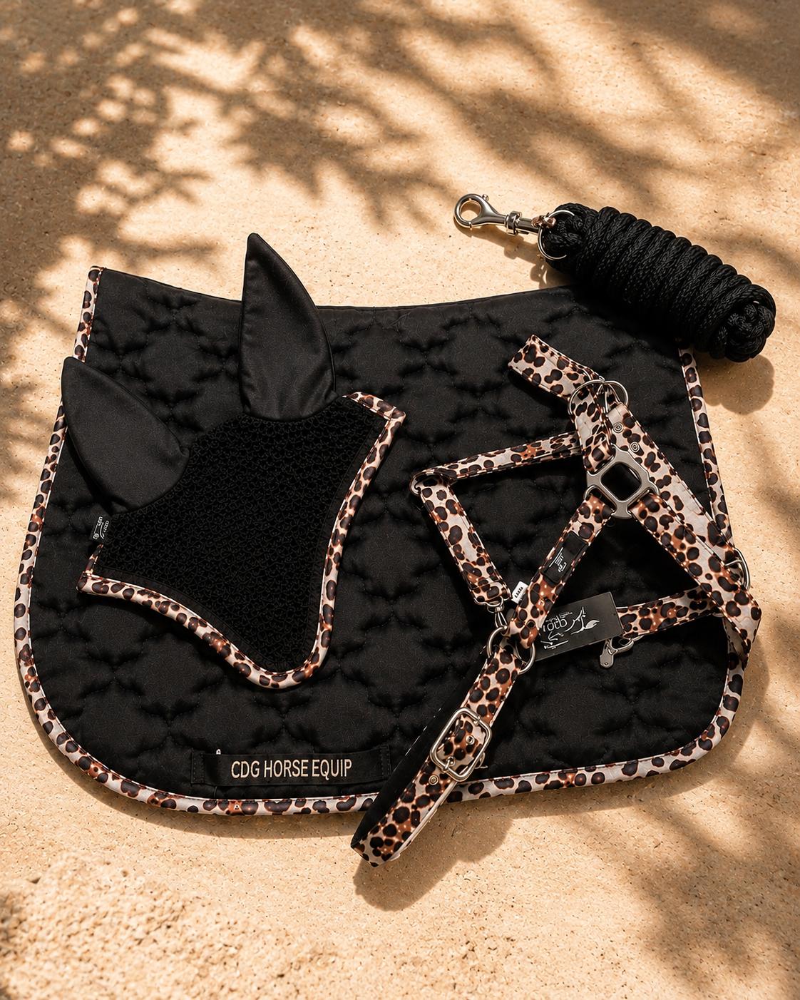 Black Classic Leopard Set 3 Pieces