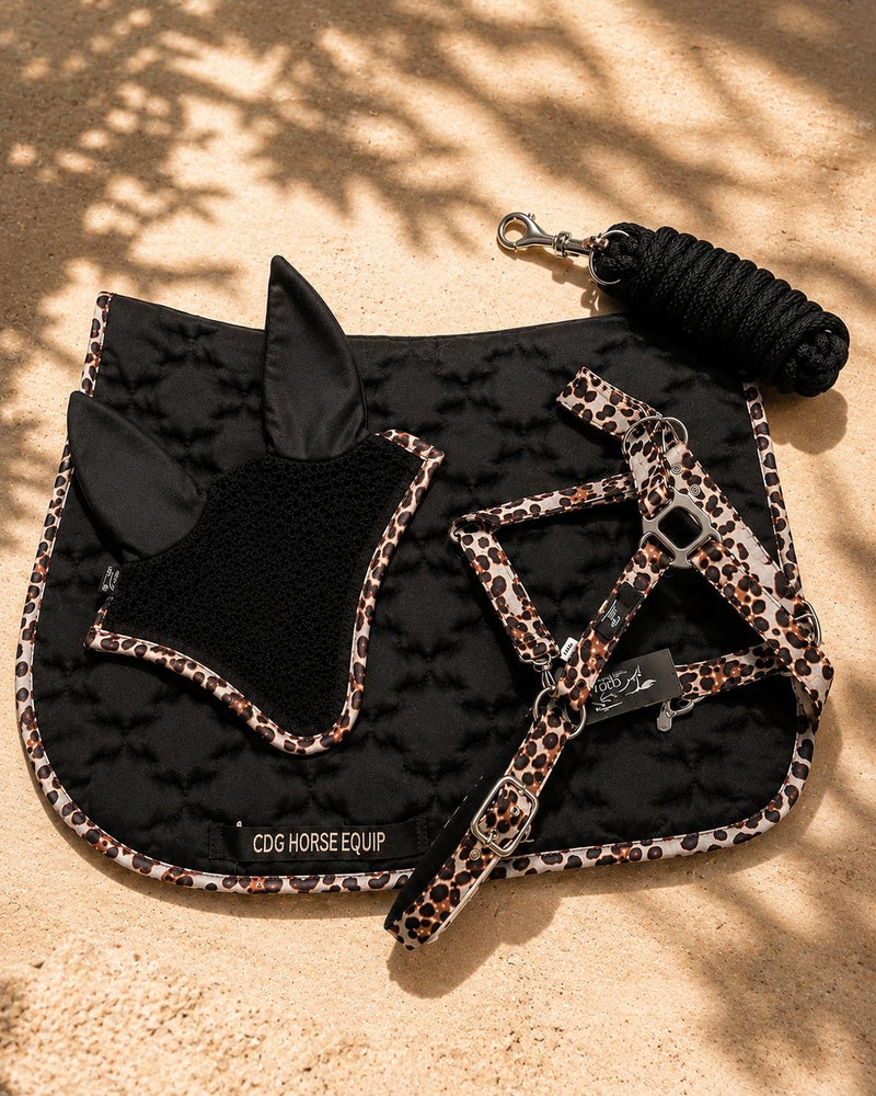 Black Classic Leopard Set 3 Pieces