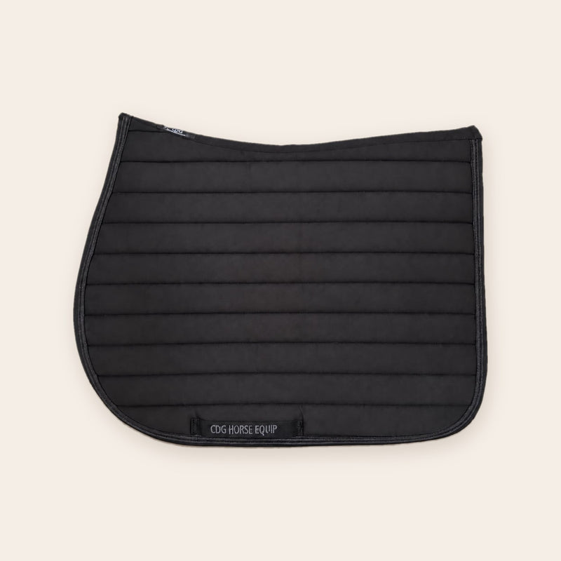 Laura Black Glitter Saddle Pad