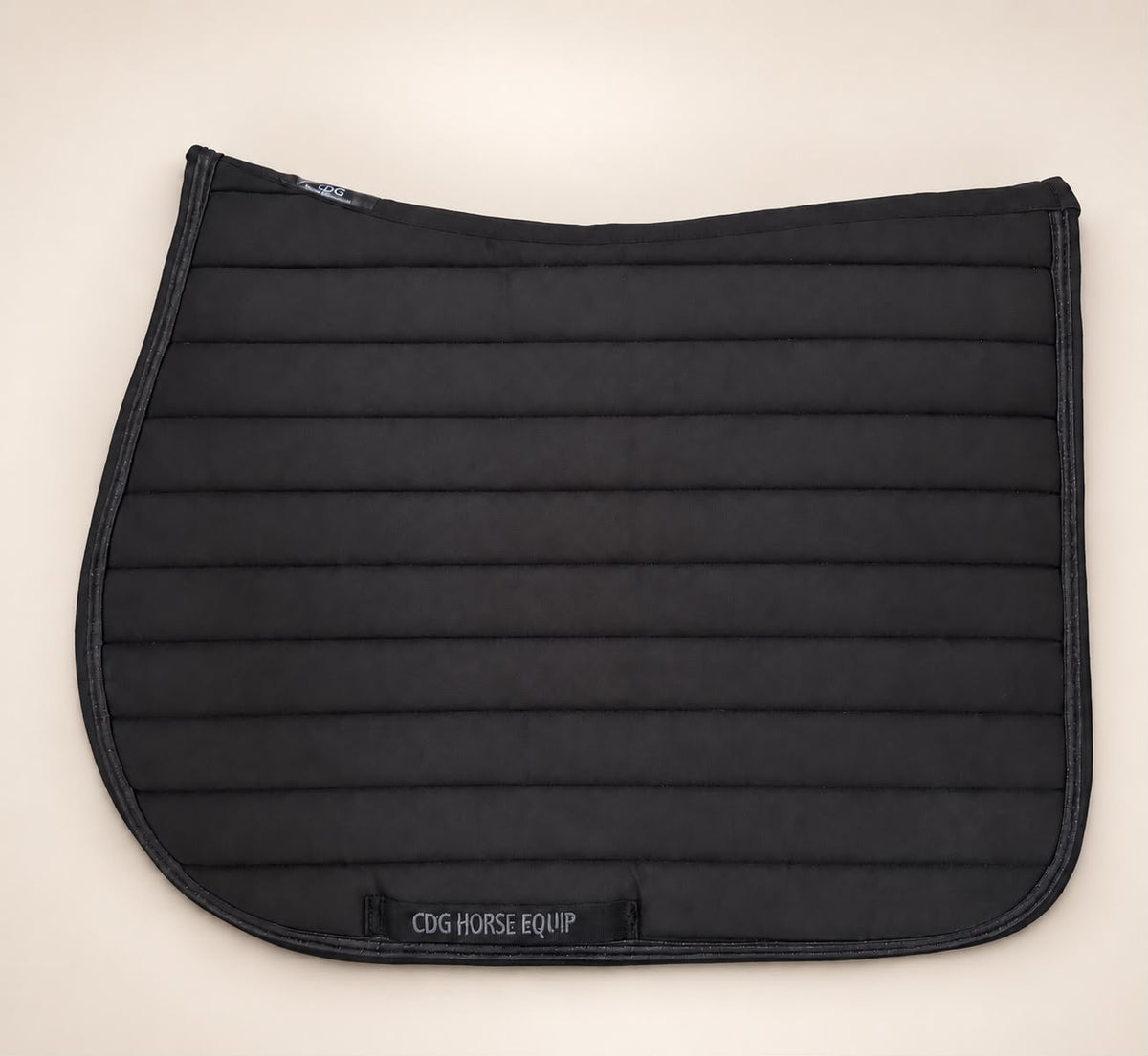 Laura Black Glitter Saddle Pad