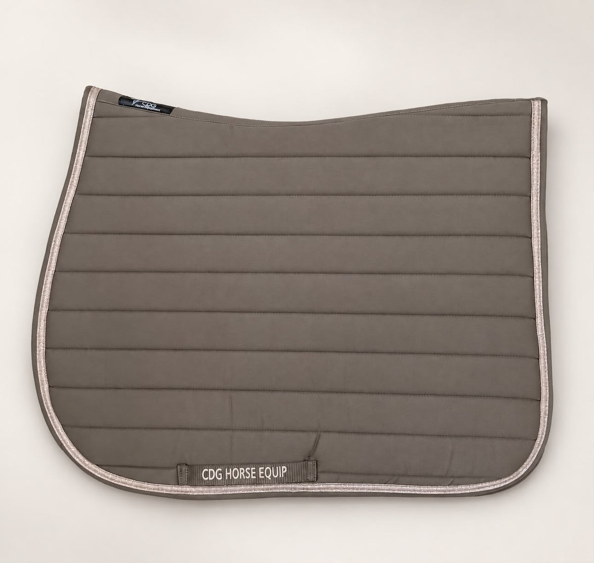 Laura Taupe Glitter Saddle Pad