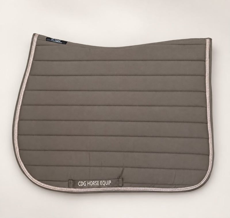 Laura Taupe Glitter Saddle Pad