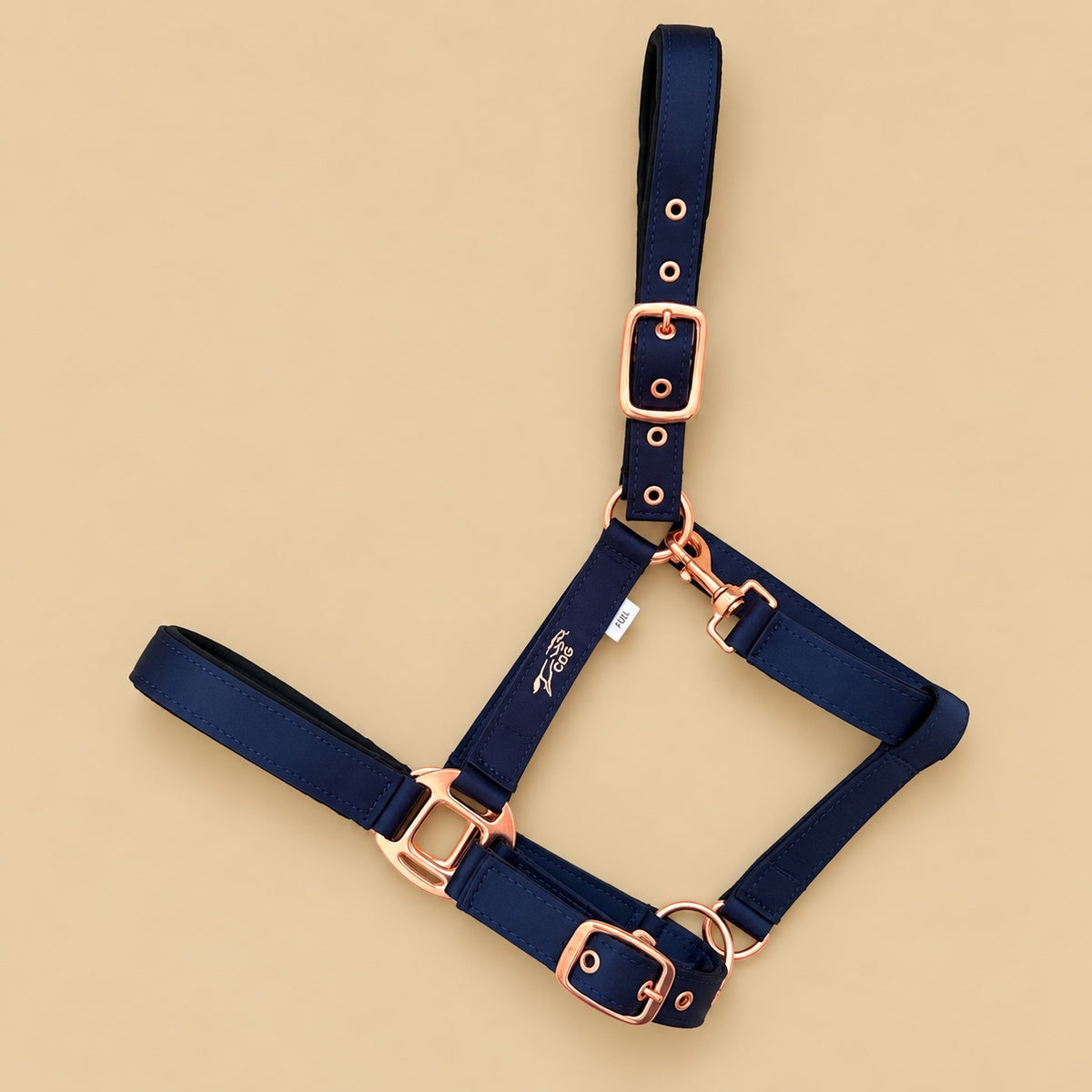 Marine Blue Satin Halter