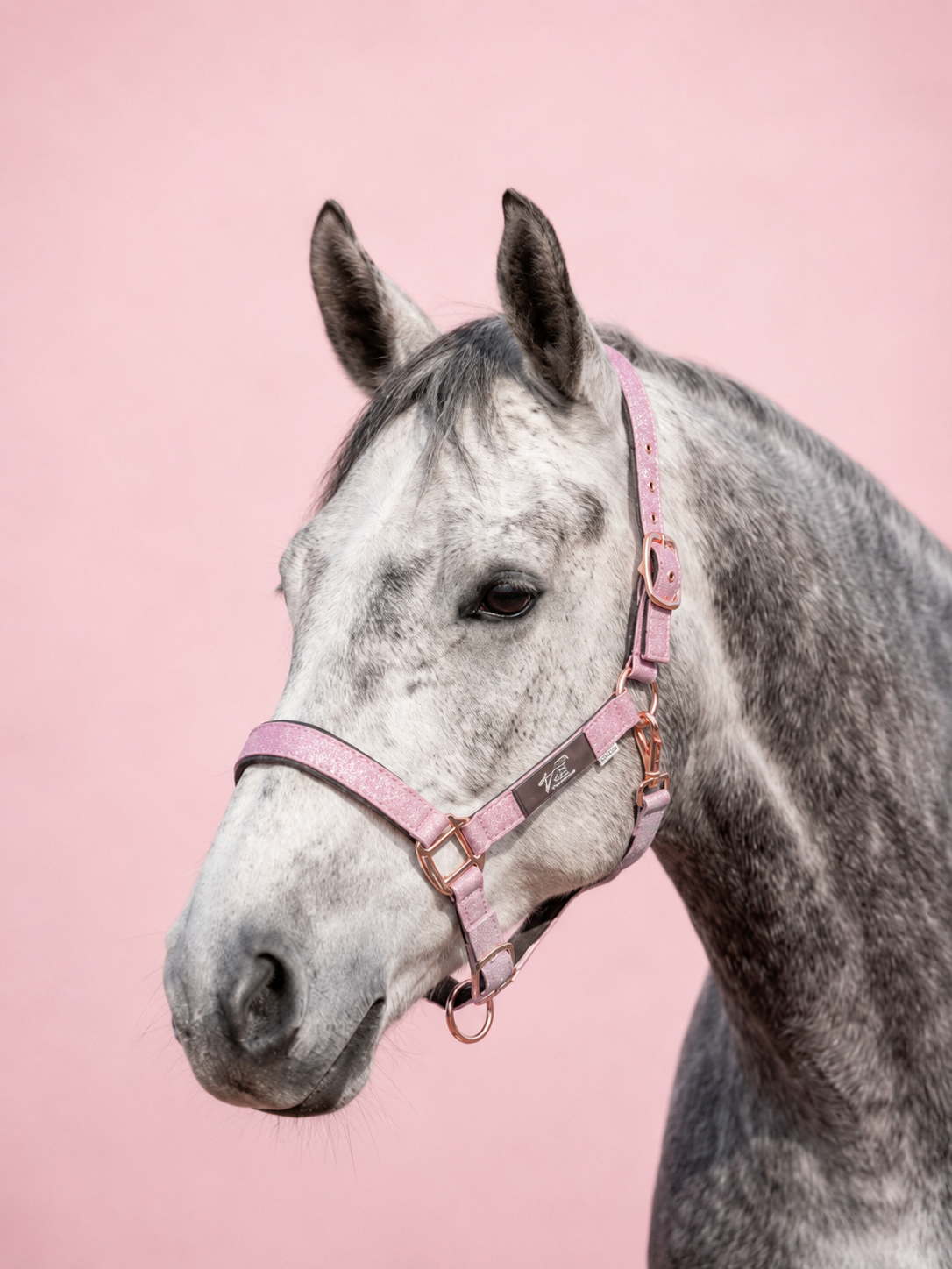 Pink Glitter Halter