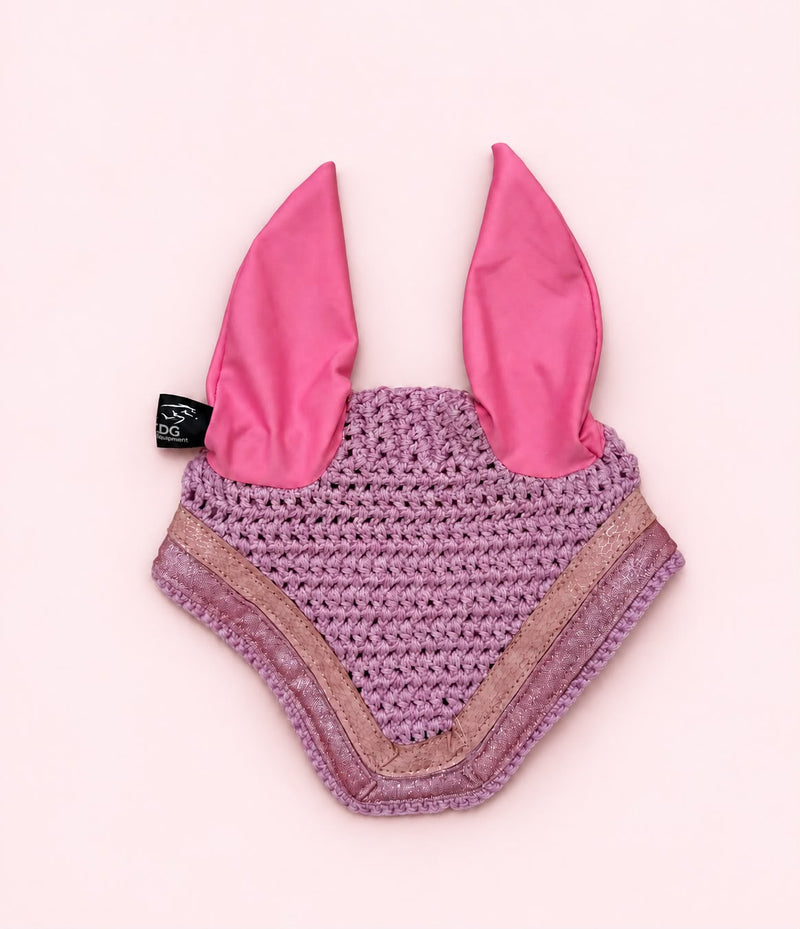 Pink Glitter Snake Ear Bonnet