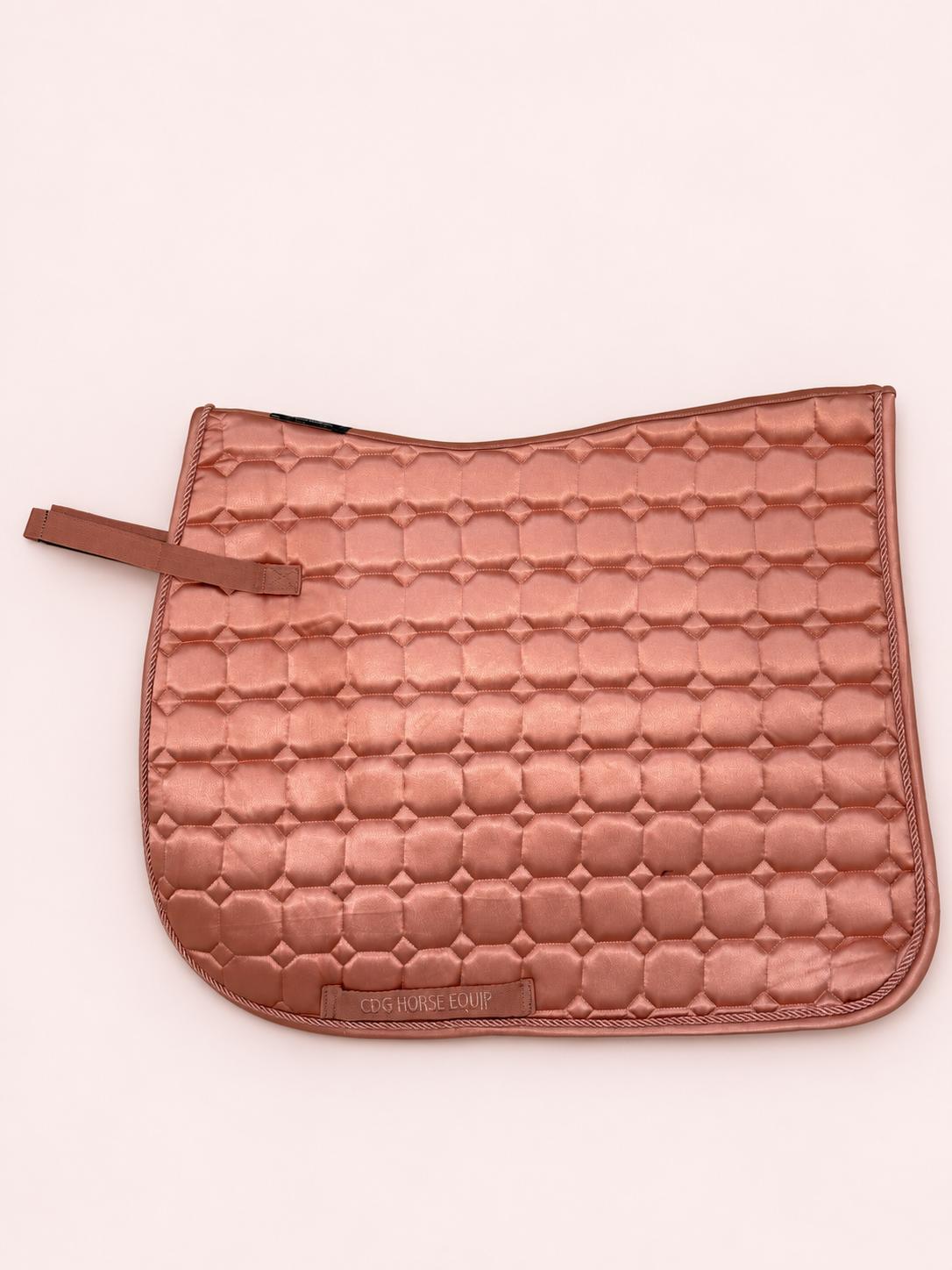 Prune Satin Saddle Pad