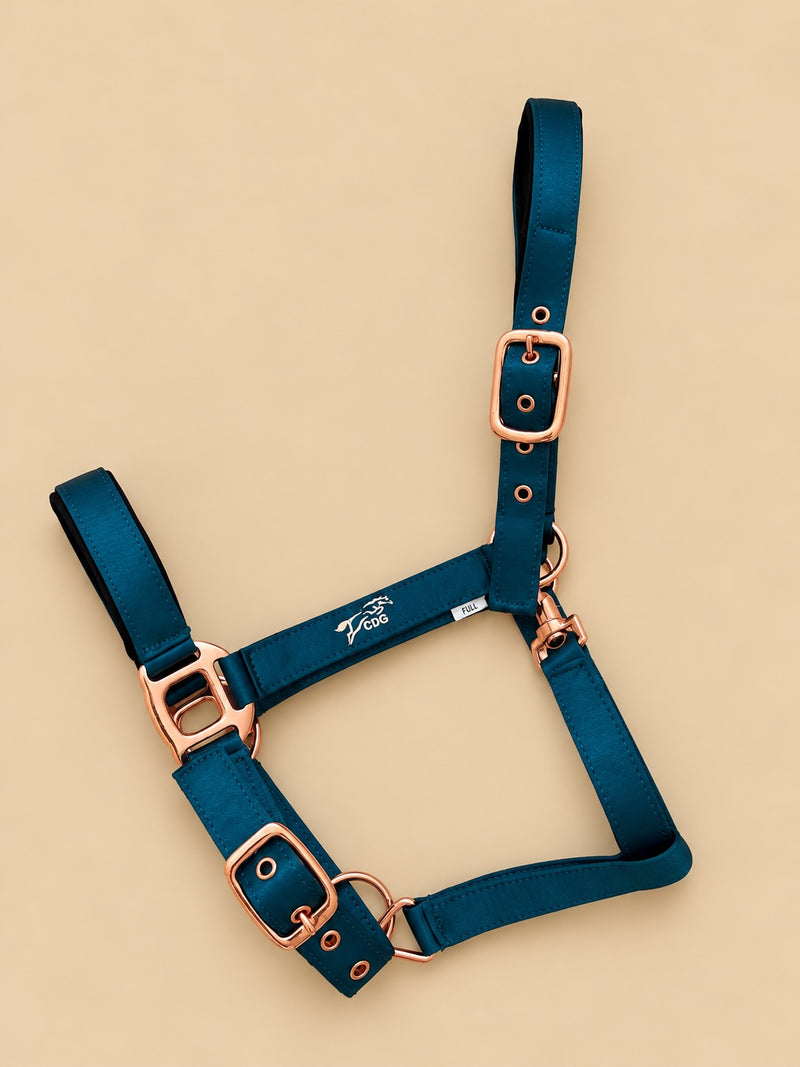Royal Green Satin Halter